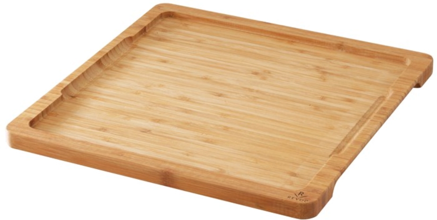 Immagine di Revol - Vassoio in bambù per piatti da bistecca 29 x 29 x 2 cm