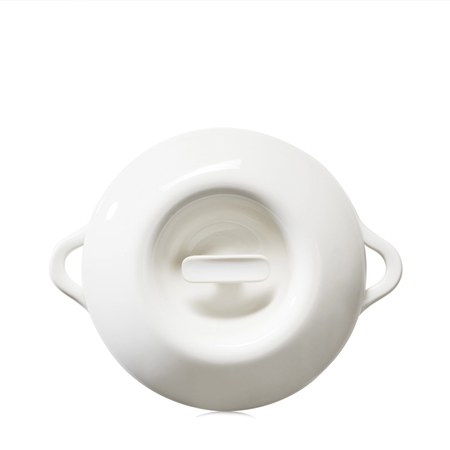 Picture of Revol - Bombance Porcelain Lid for Casserole D 19 cm alab. White