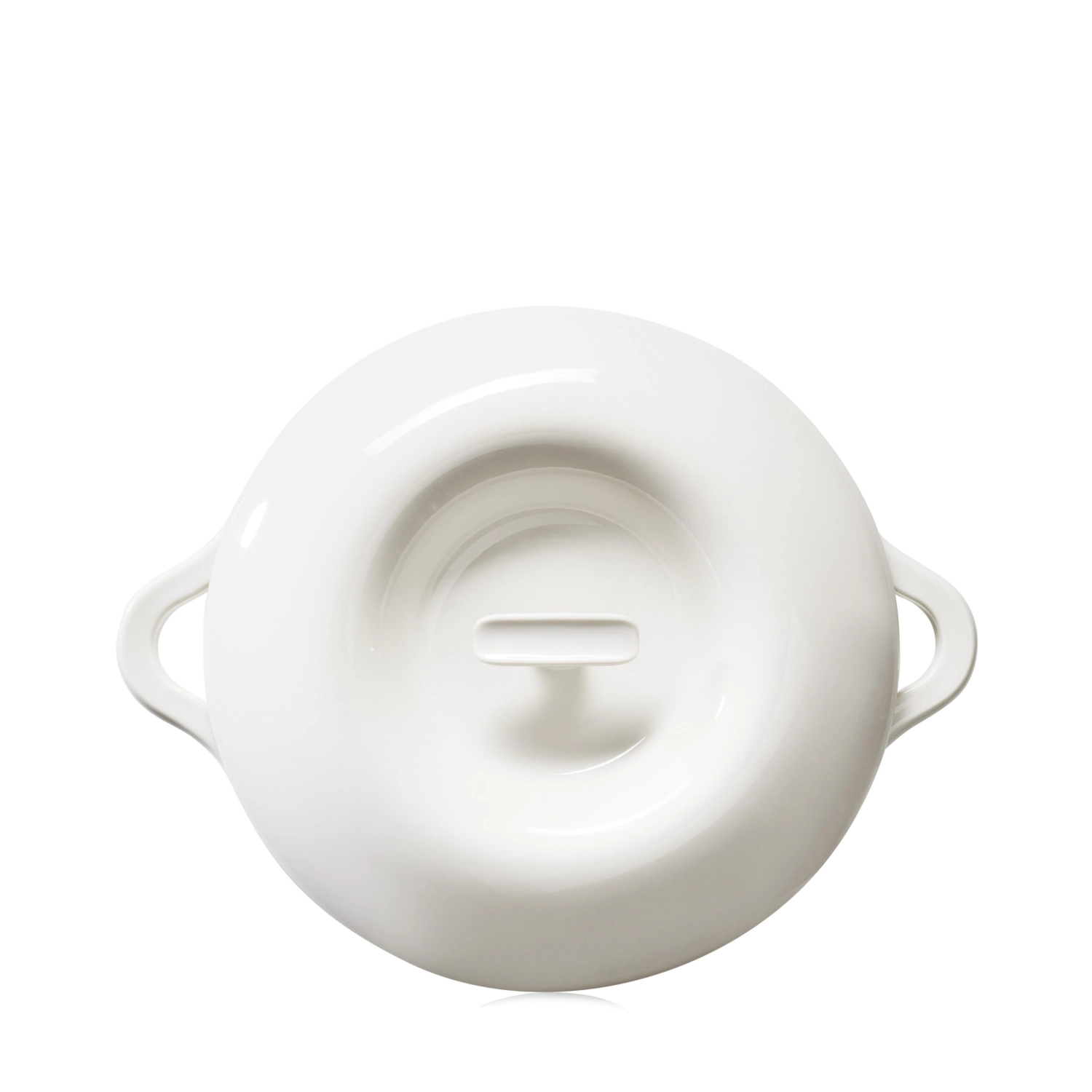 Picture of Revol - Bombance Porcelain Lid for Casserole D 29 cm alab. white