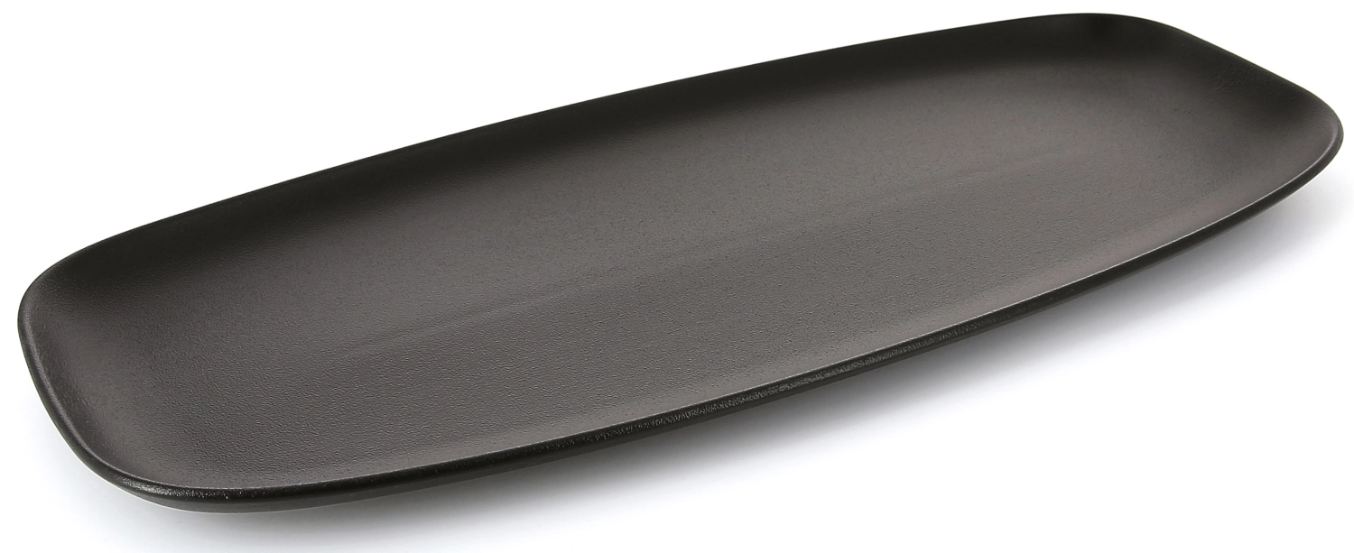 Bild von Revol - Club Platte rechteckig 48 x 21 cm gusseisen-optik