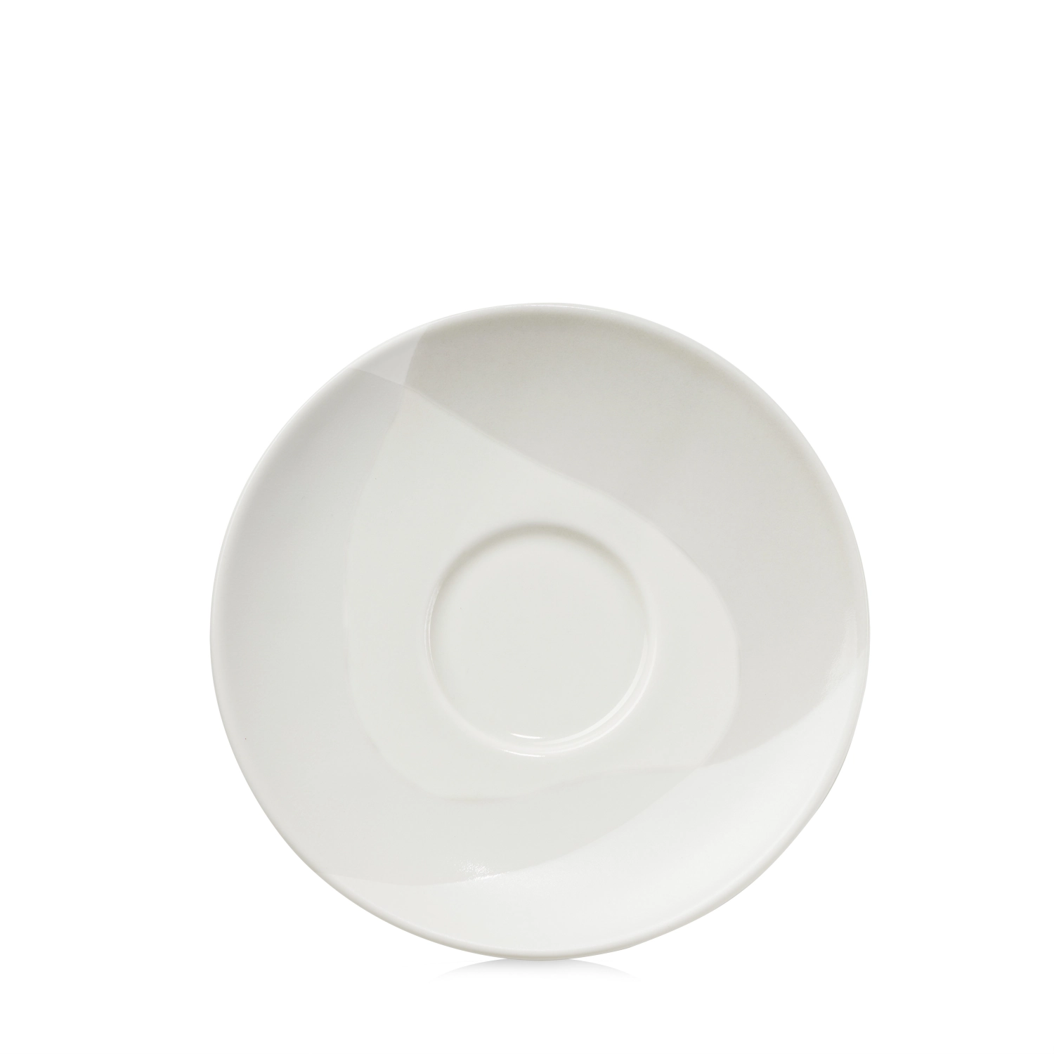 Bild von Revol - Confluence Tee Untertasse D 16 cm H 2.2 cm leinen alab. weiss