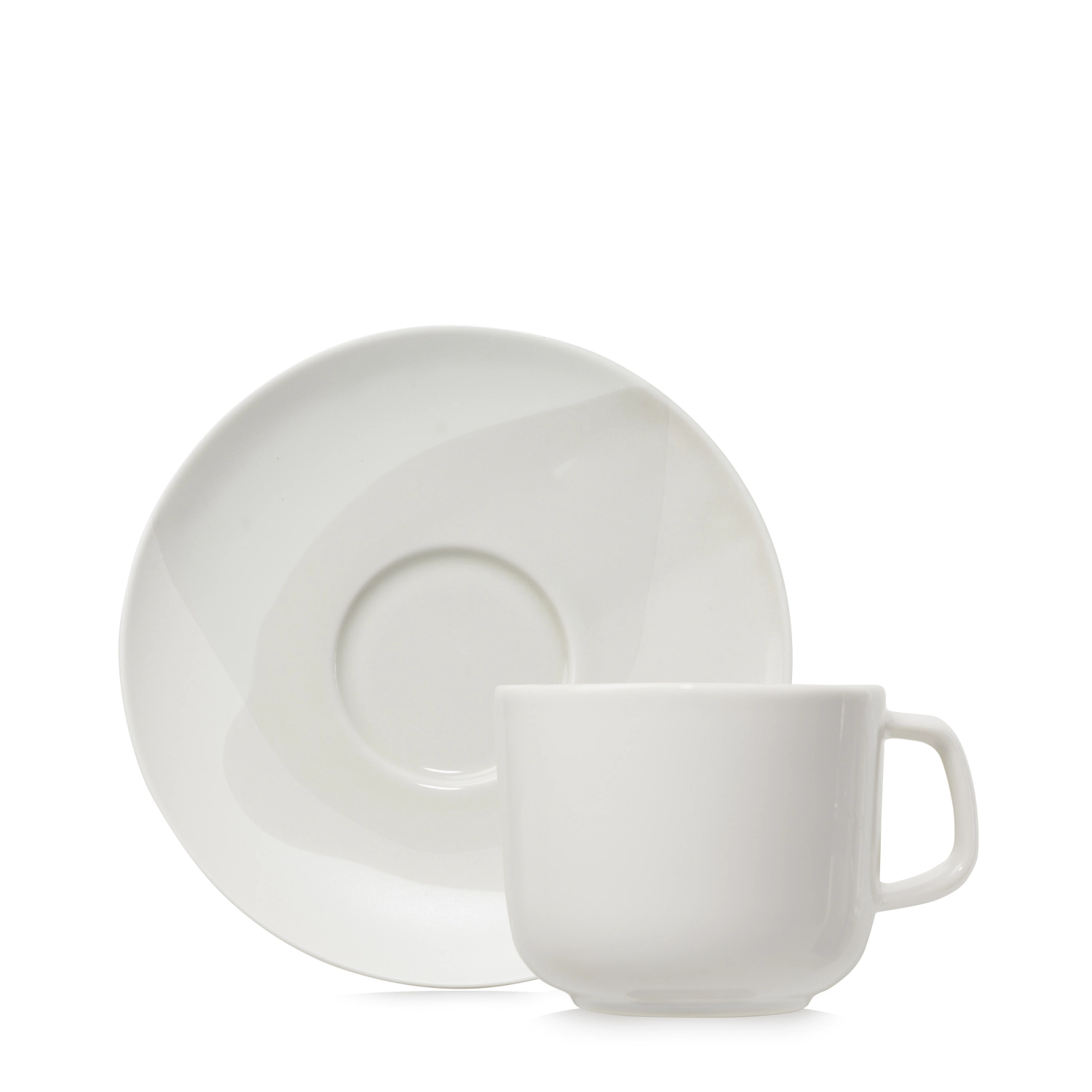 Bild von Revol - Confluence Teetasse m. Untertasse 20 cl leinen alab. weiss