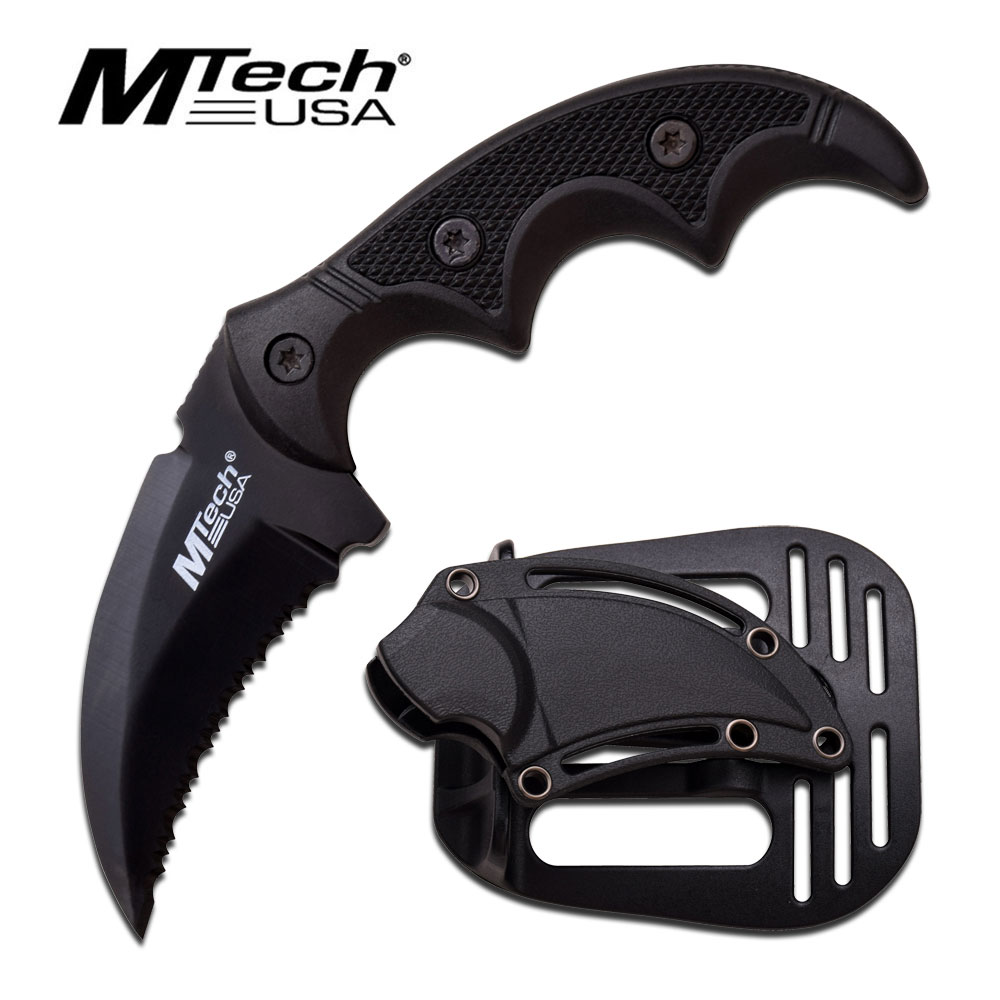 Image de MTech USA - Bear Claw Karambit avec étui Paddle