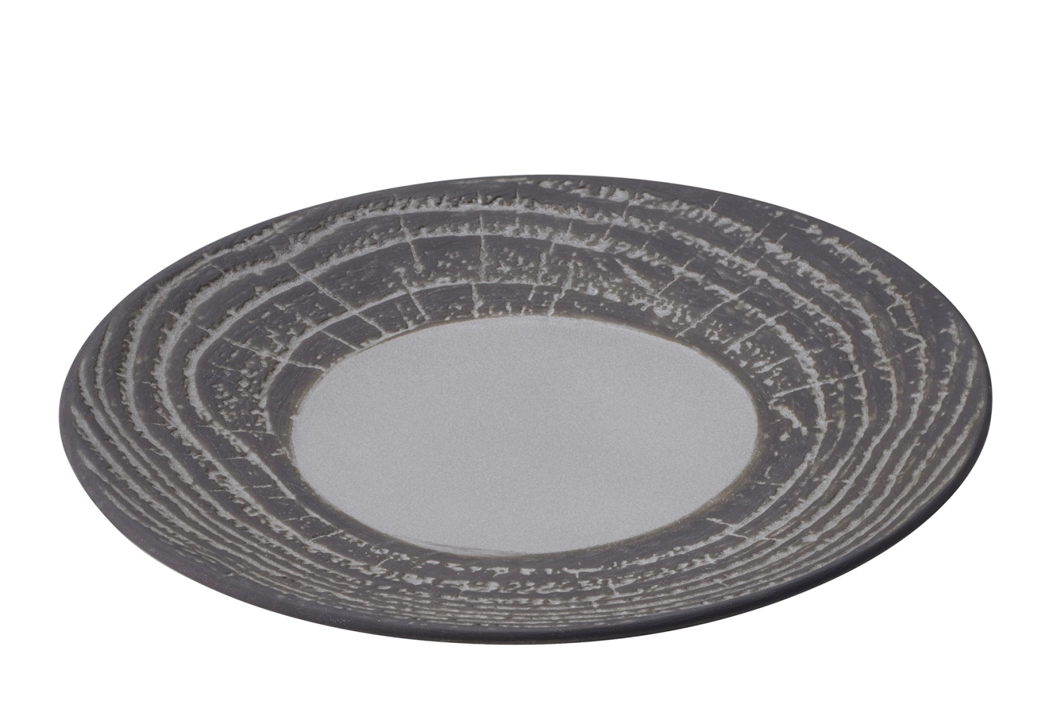 Image de Revol - Assiette à dessert H 2 cm Ø 21.5 cm poivre