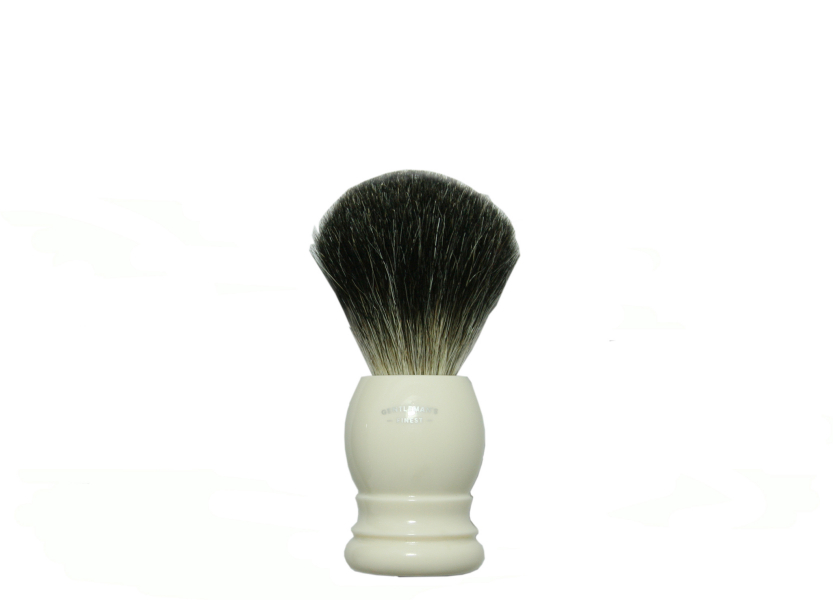 Image de Gentleman's Finest - Blaireau de rasage Blanc