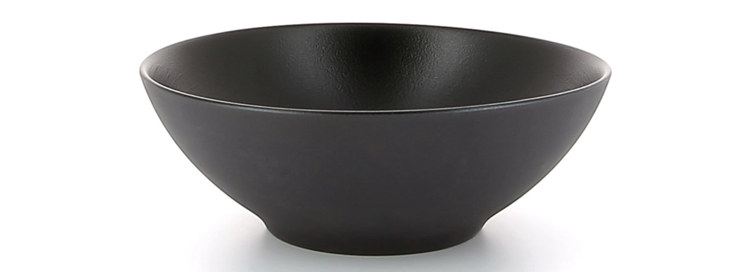 Bild von Revol - Equinoxe Suppenschüssel 350 ml D 15 cm H 5.6 cm schwarz