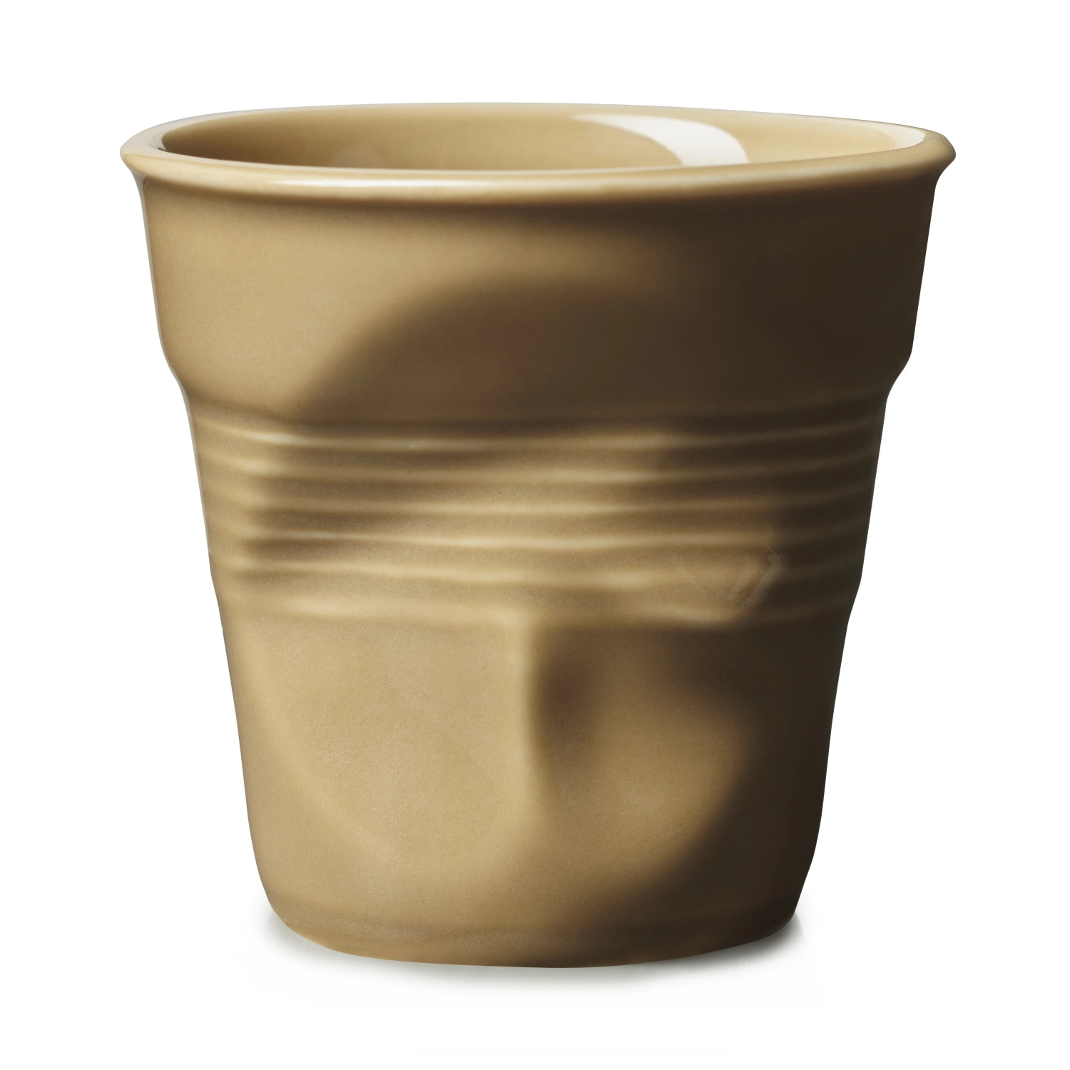 Bild von Revol - Froisse Knitterbecher Cappuccino 18 cl havanna