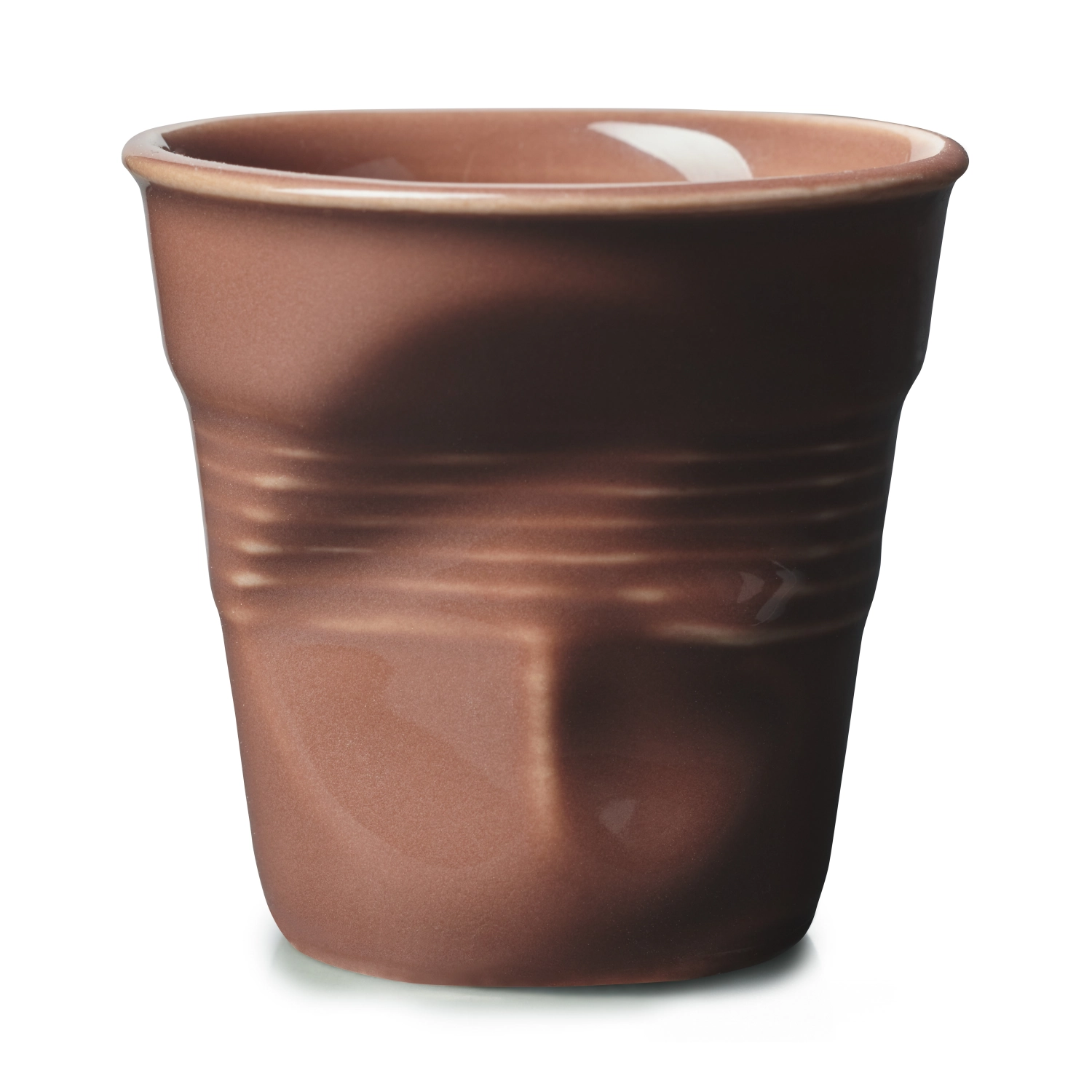 Bild von Revol - Froisse Knitterbecher Espresso 8 cl verbrannte erde
