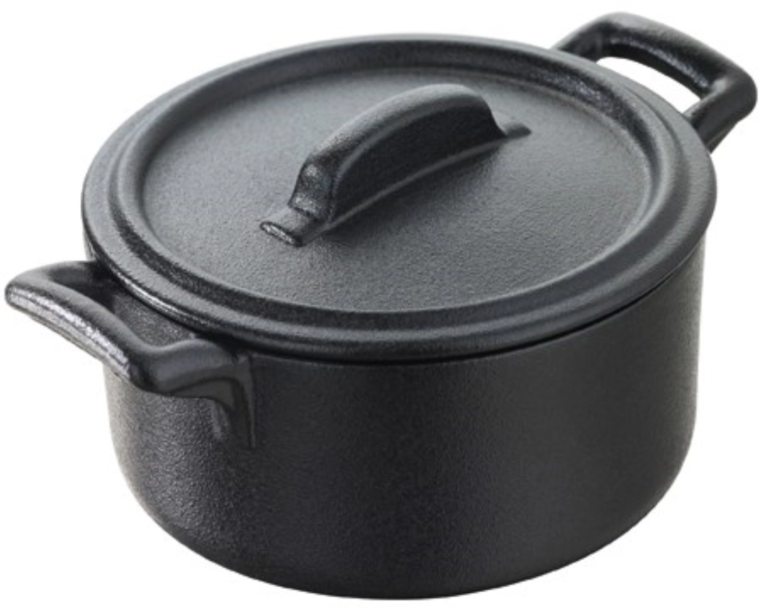 Immagine di Revol - Casseruola con coperchio rotonda 20 cl effetto ghisa