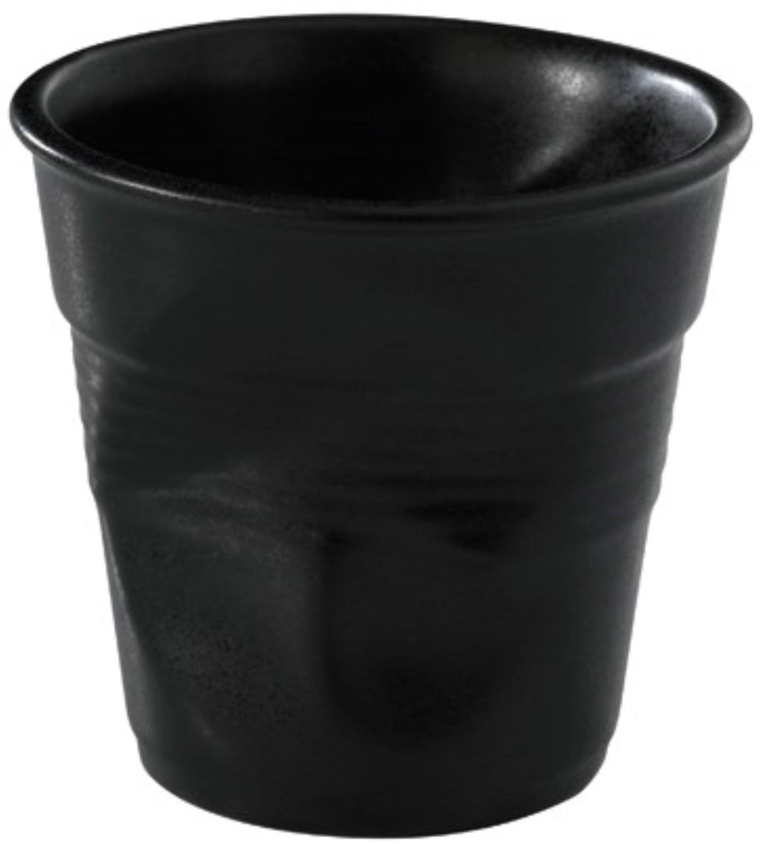 Bild von Revol - Knitterbecher Cappuccino 18 cl schwarz