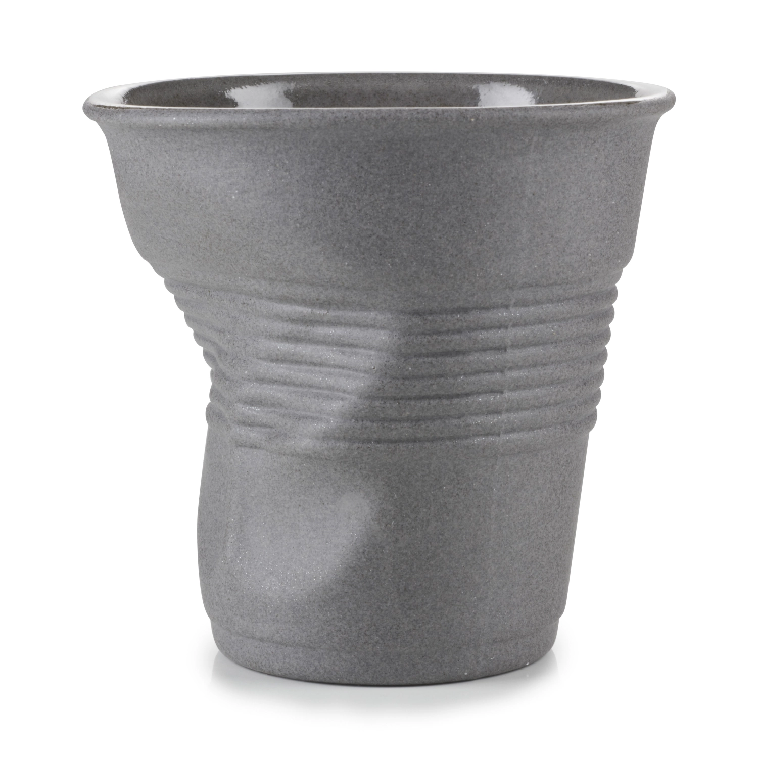 Bild von Revol - Knitterbecher Cappucino 18 cl grau matt