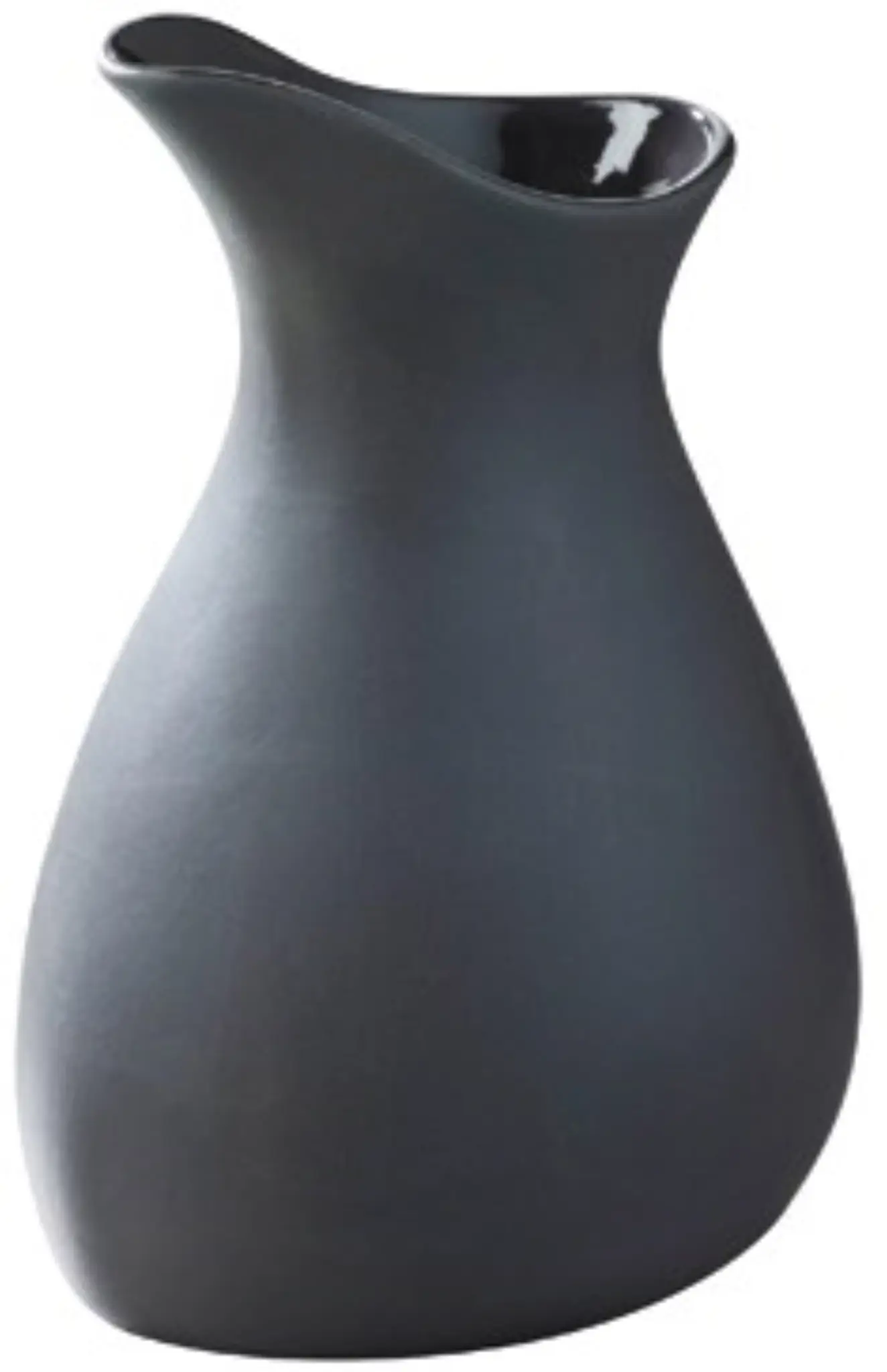 Picture of Revol - Sauce Jug 10 cl slate-look inside black