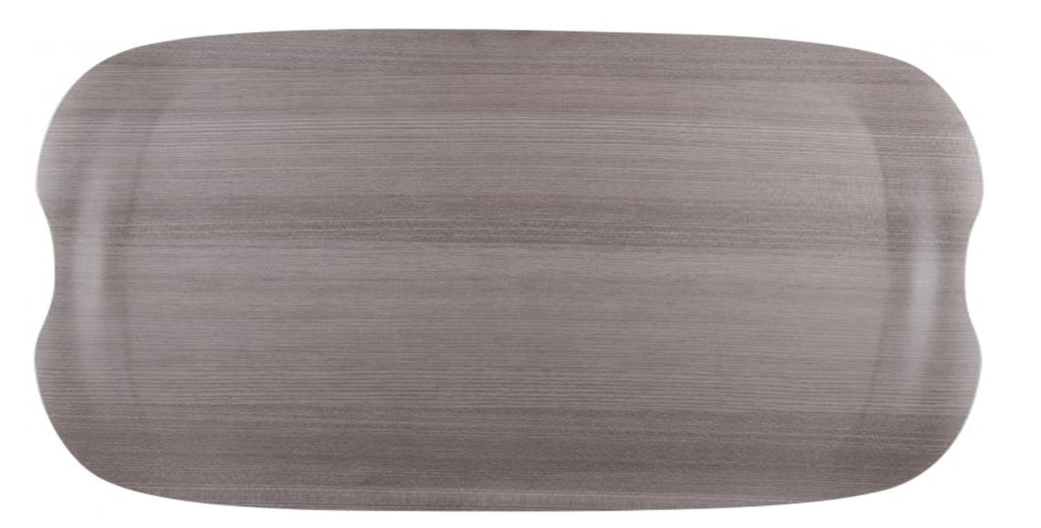 Bild von Roltex - Tablett Earth Wave Grey Wood 42 x 22 cm