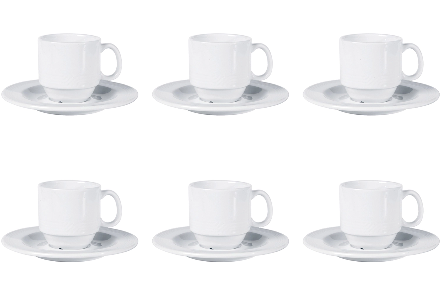 Bild von Royal Porcelain - 6er Set Karat 19 Mokka Untertasse 12.5 cm Aligro