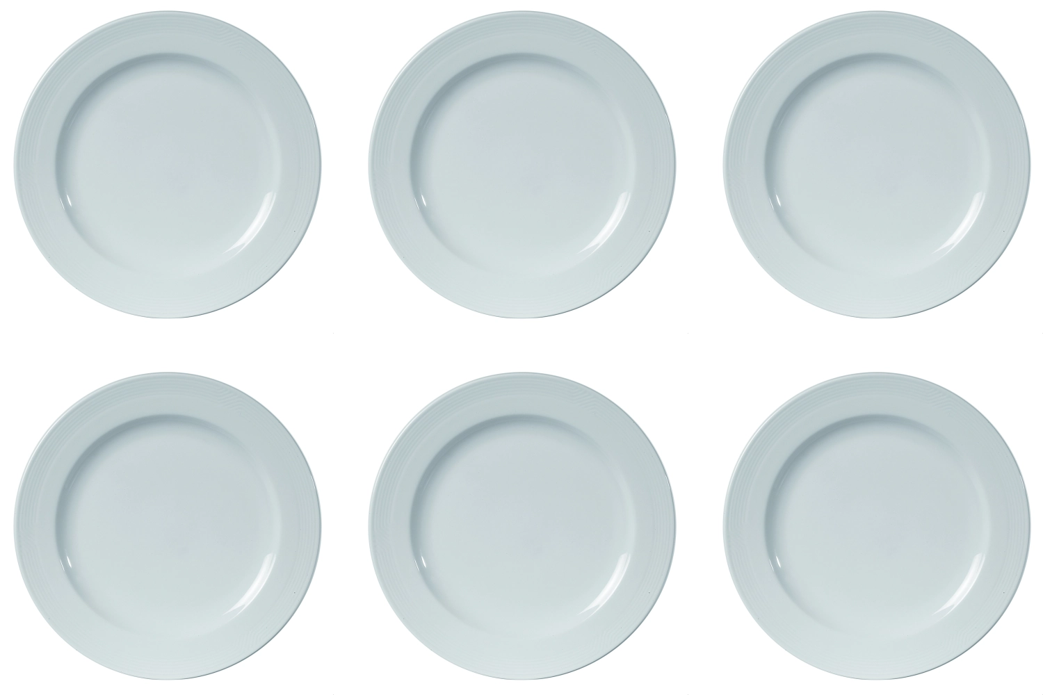 Bild von Royal Porcelain - 6er Set Karat 19 Teller flach 21 cm