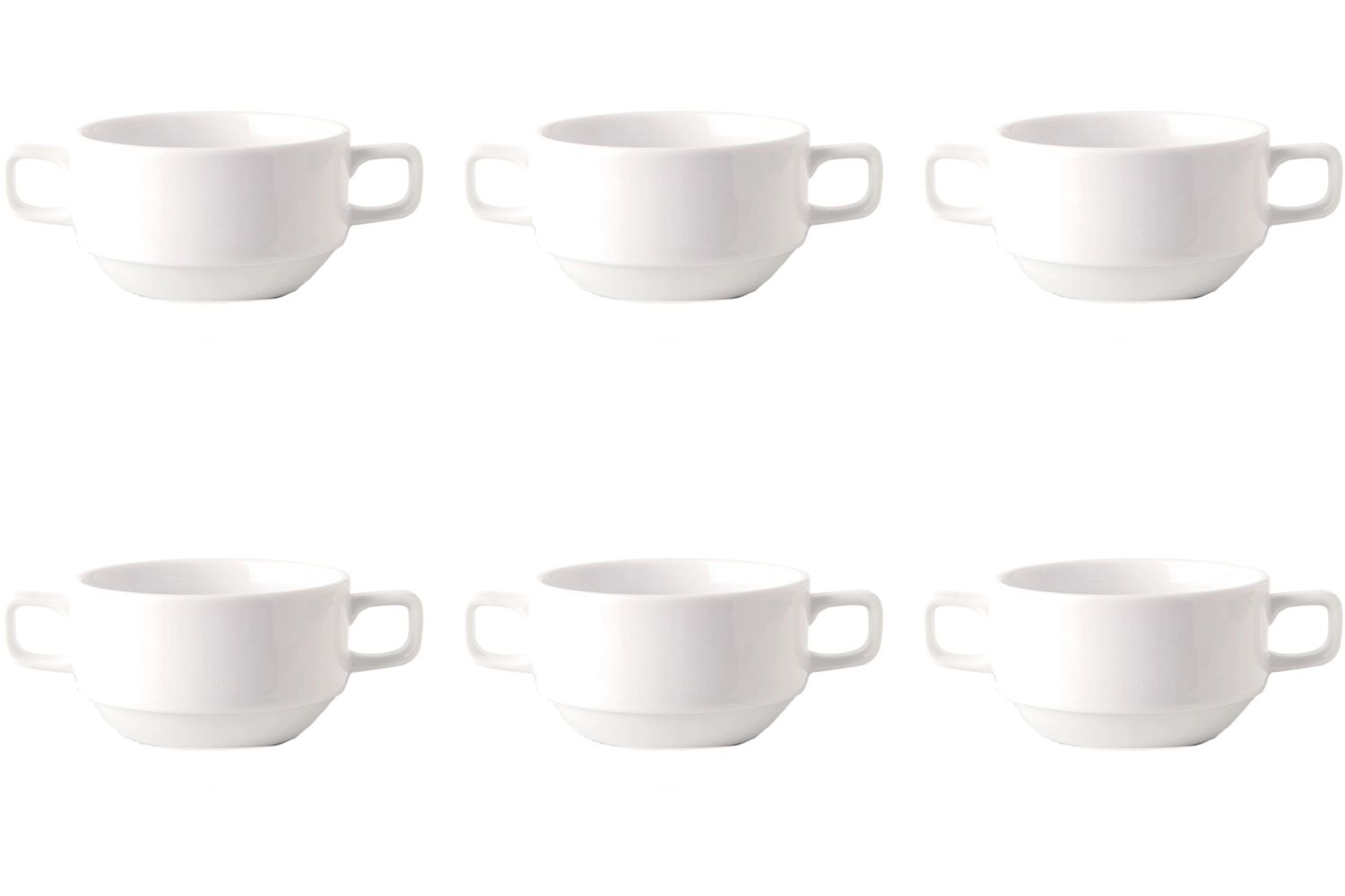 Bild von Royal Porcelain - 6er Set Uni 09 Suppen Obertasse 0.28 lt Top CC
