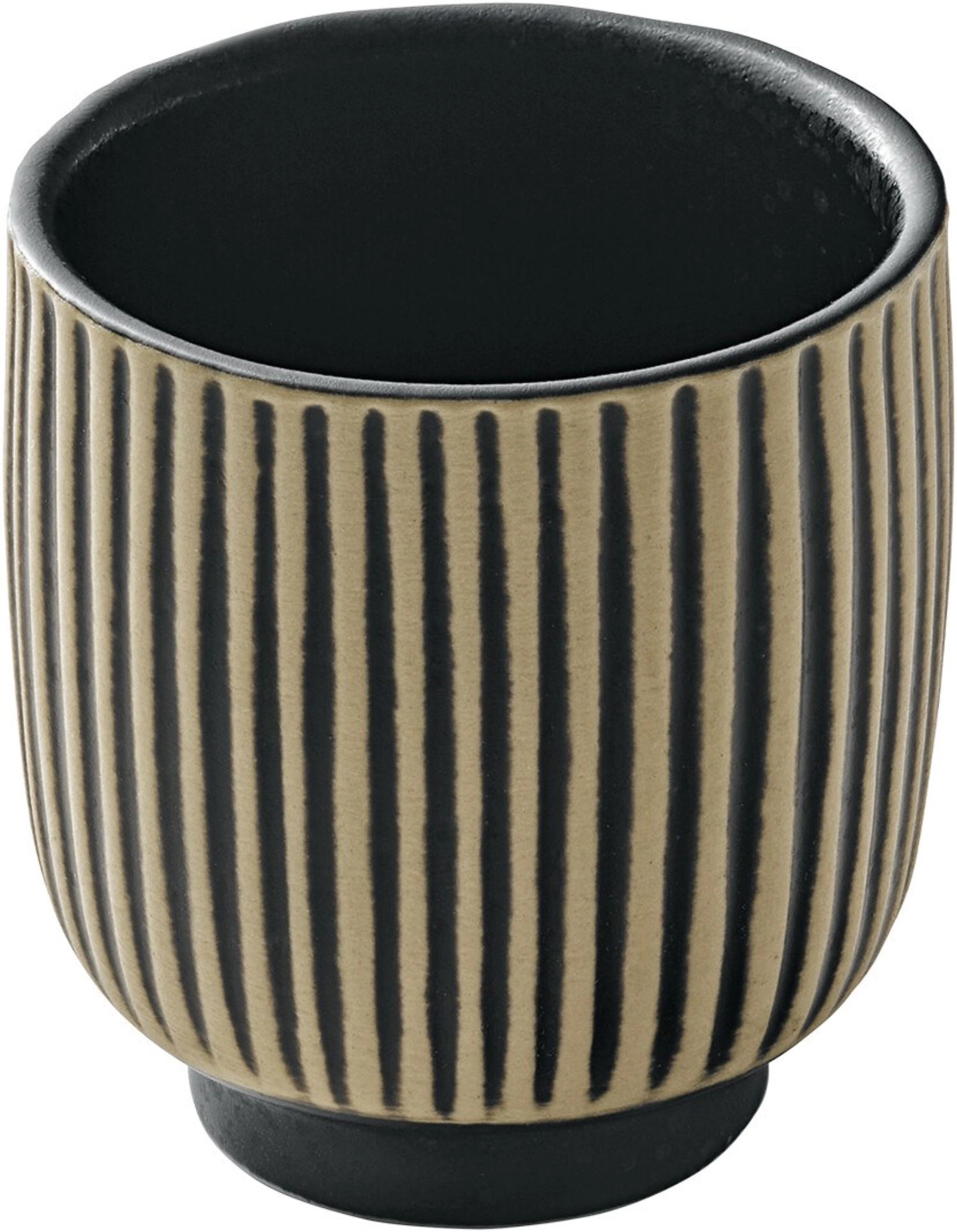 Bild von Schönwald - Playground Nara Obertasse Relief schwarz weiss 0.1 lt
