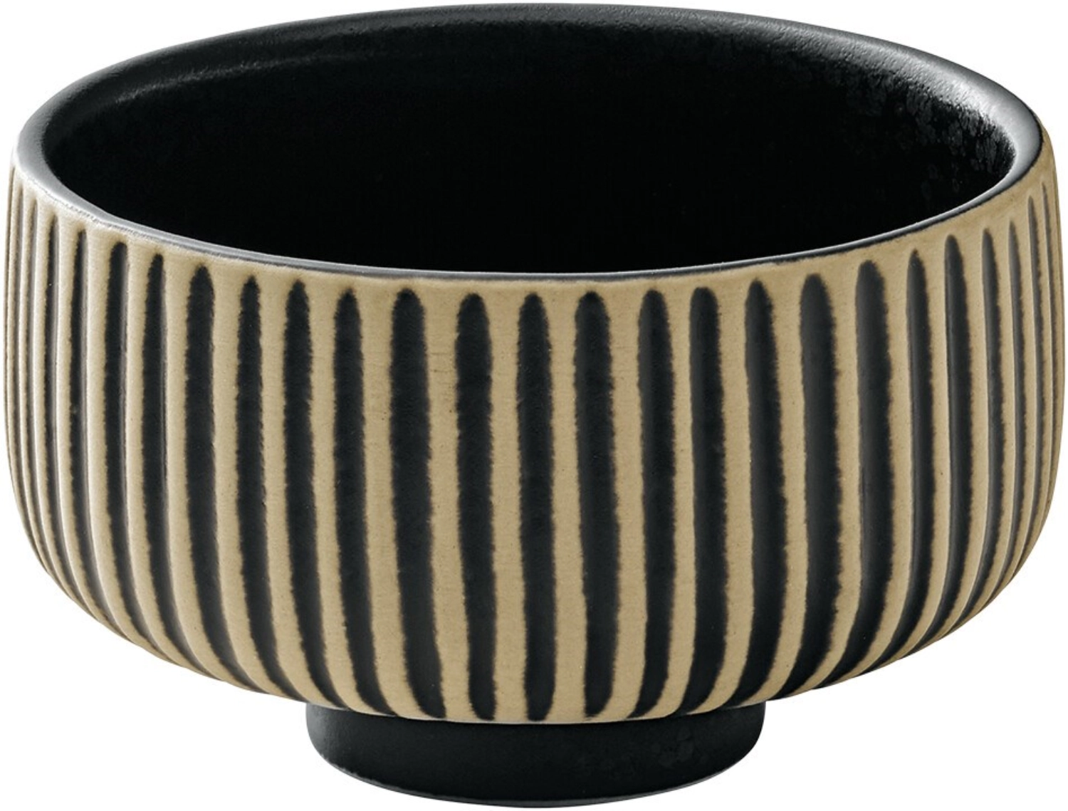 Bild von Schönwald - Playground Nara Schälchen Relief schwarz weiss D 8 cm 0.12 lt