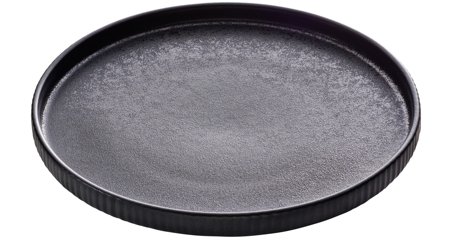 Bild von Schönwald - Playground Nara Teller fl Relief schwarz D 21 cm 0.34 lt H 2.5 cm