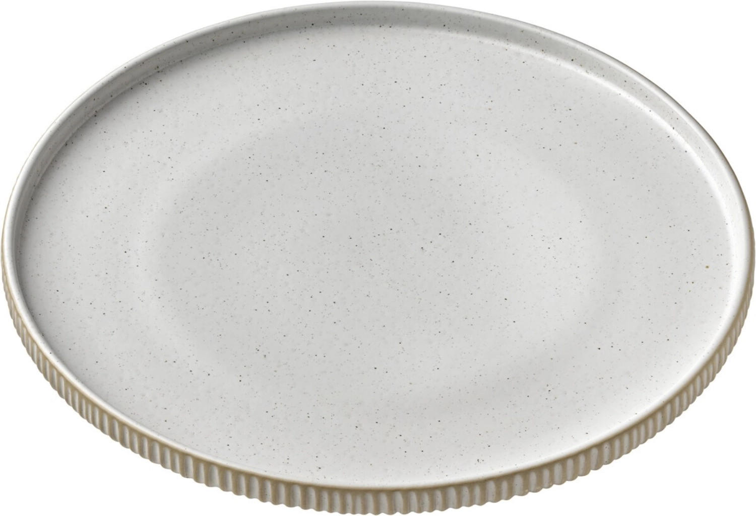 Bild von Schönwald - Playground Nara Teller flach hoher Rand Relief weiss D 21 cm