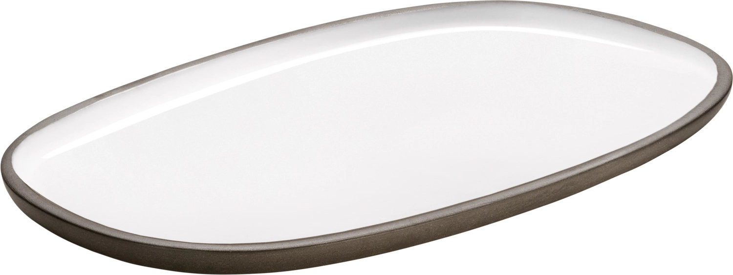 Bild von Schönwald - Playground ReNew Platte oval weiss 30 x 18 cm