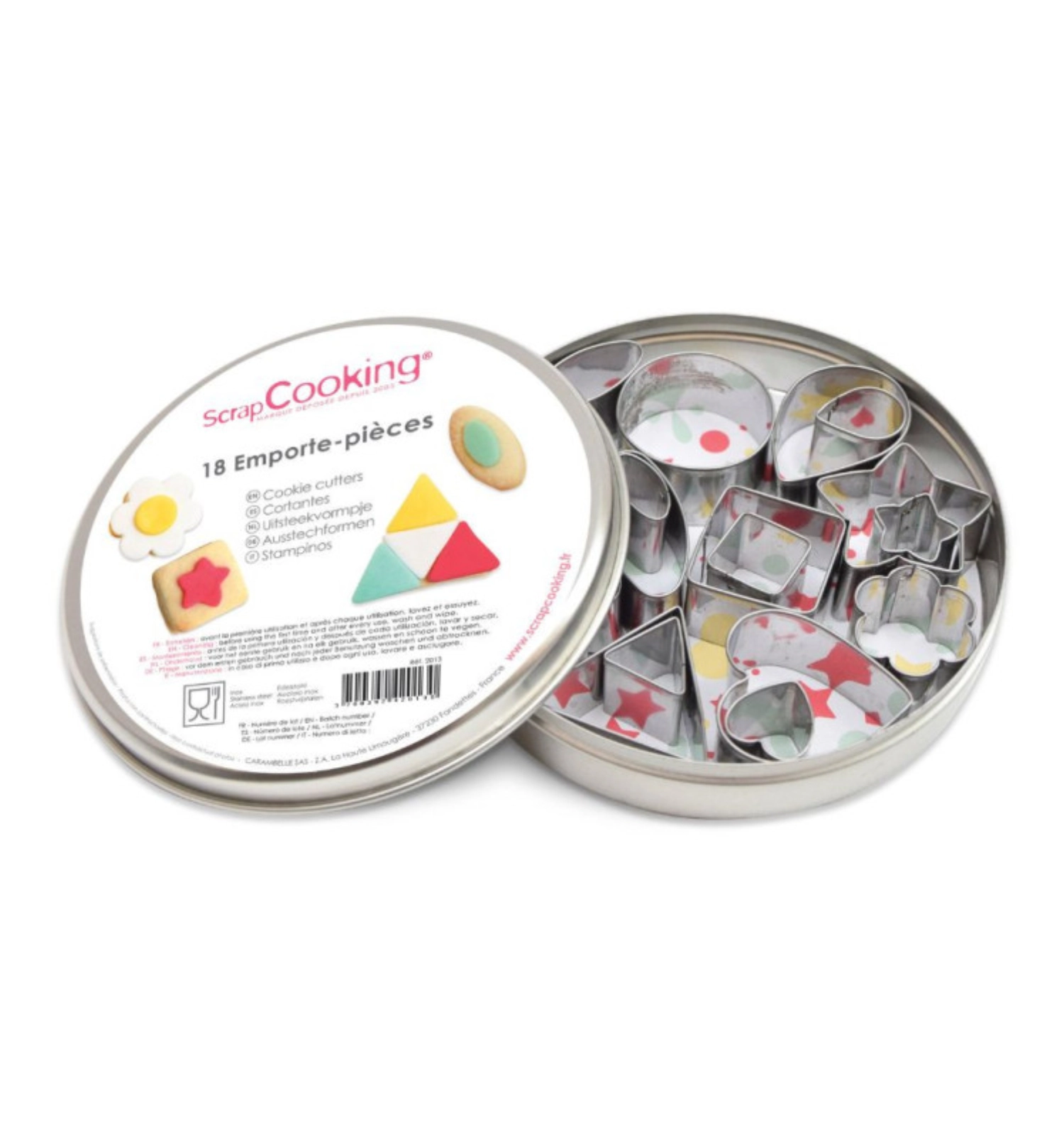 Bild von Scrap Cooking - 18-tlg. Set Ausstechformen Edelsltahl Mini Deko