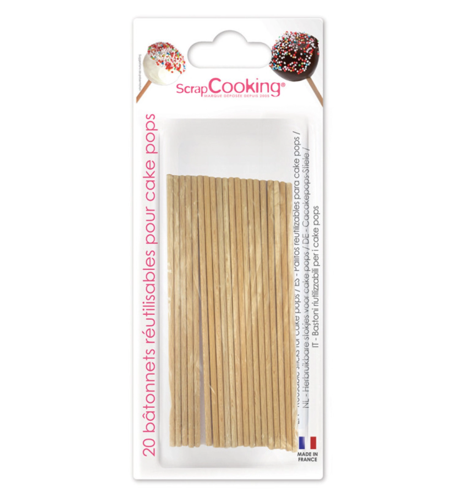Bild von Scrap Cooking - 20 Sticks für Pop Cakes