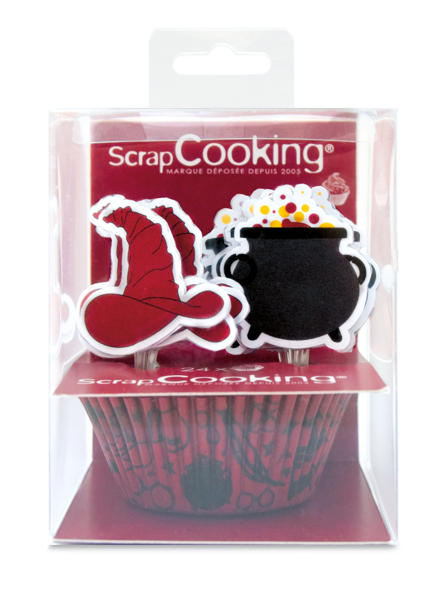 Bild von Scrap Cooking - 24 Cupcakesförmchen u. 24 Cake Toppers Zauberei