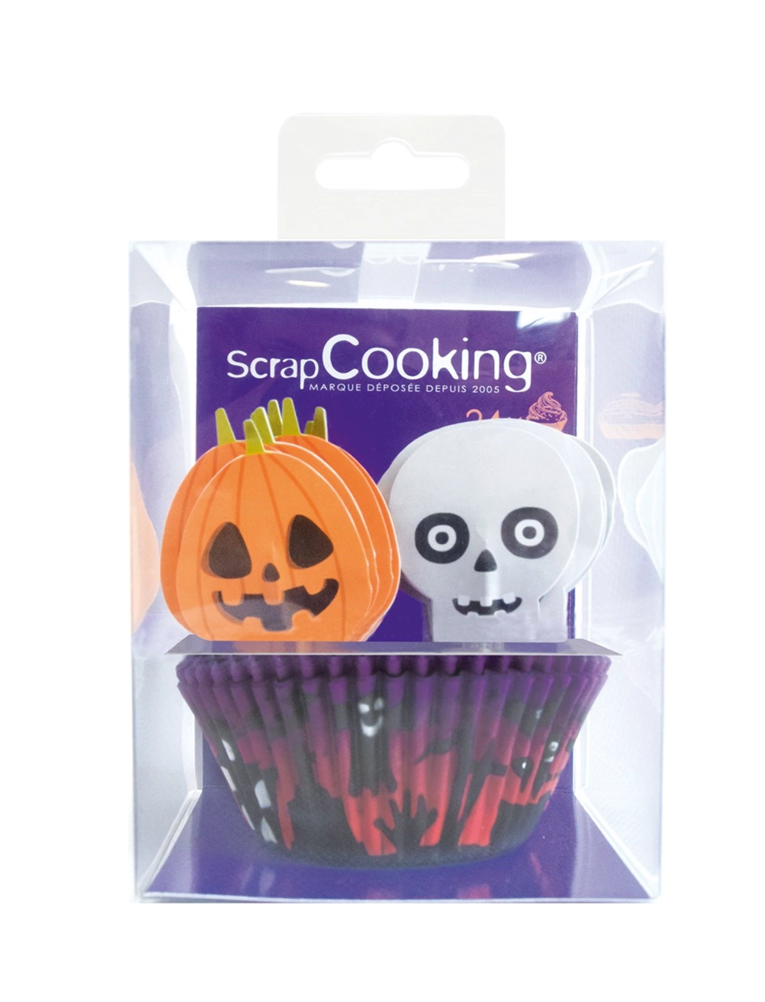 Bild von Scrap Cooking - 24 Muffinförmchen u. 24 Toppers Halloween