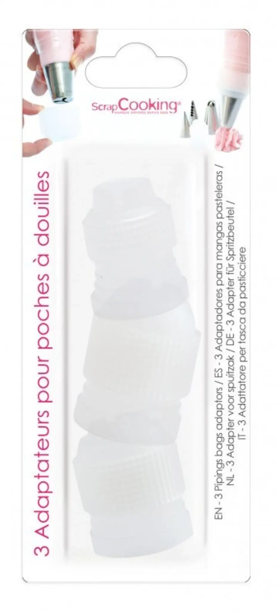 Immagine di Scrap Cooking - 3 pz. Beccucci trasparenti