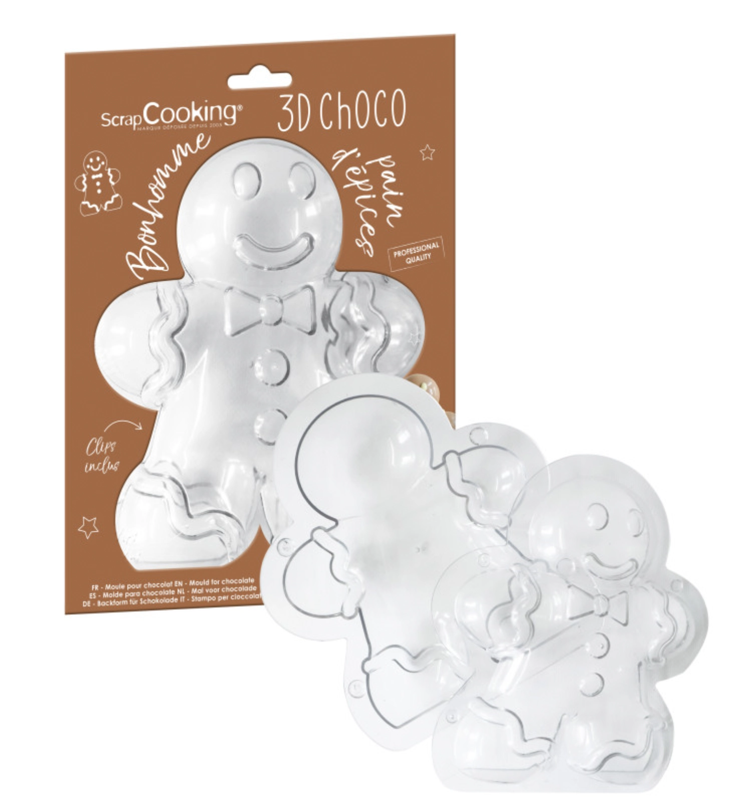 Bild von Scrap Cooking - 3D Schokoladenform Lebkuchenmann