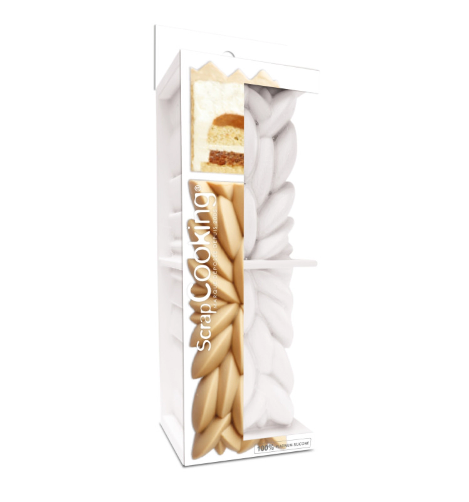 Bild von Scrap Cooking - 3D Silikonform Bûche L 21 cm