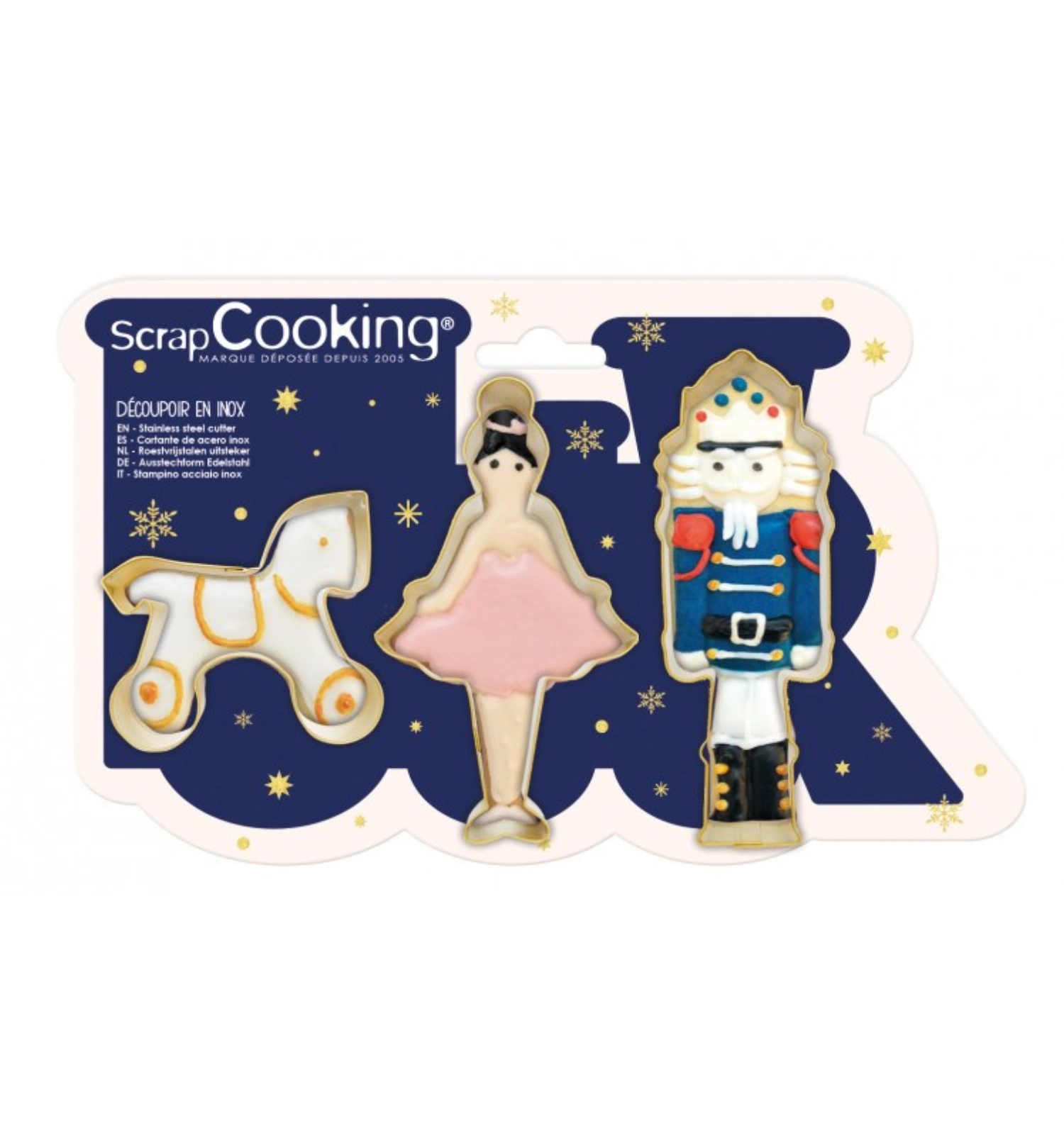 Bild von Scrap Cooking - 3er Set Ausstecher Nussknacker