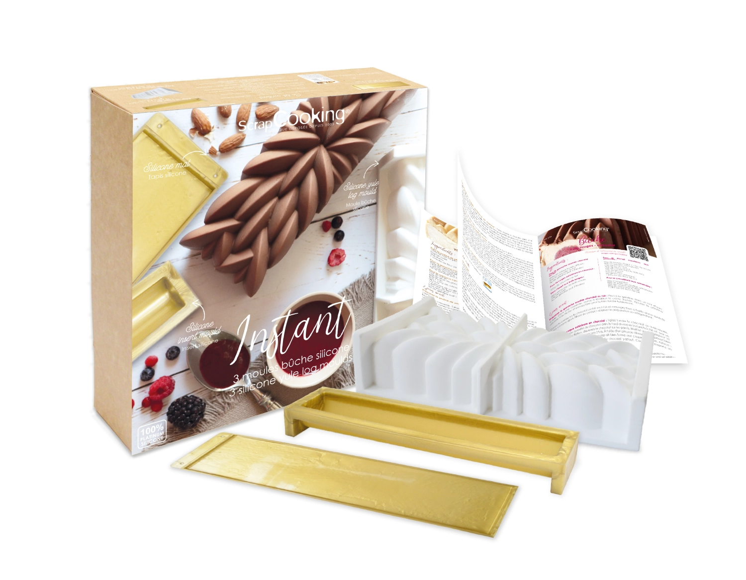 Bild von Scrap Cooking - 3er Set Bûche Instant