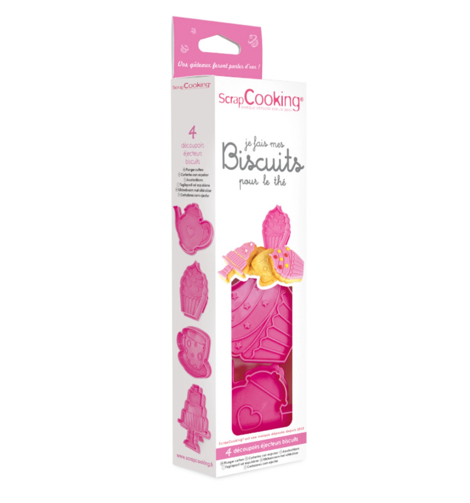 Bild von Scrap Cooking - 4er Set Ausstechformen Biscuits