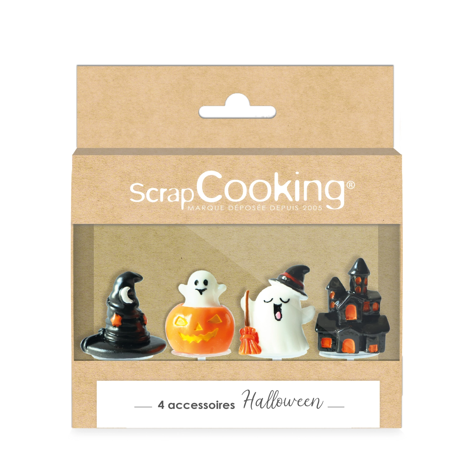 Bild von Scrap Cooking - 4er Set Tortendeko Halloween Kunstharz