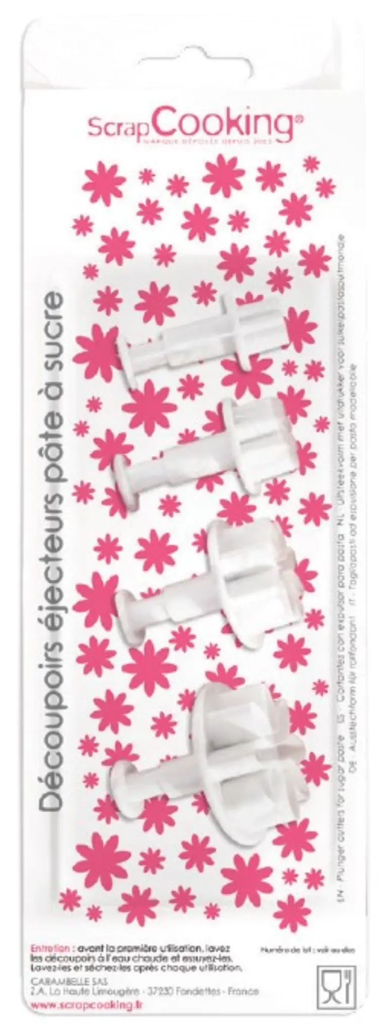 Bild von Scrap Cooking - 4er Stanzset Blumen