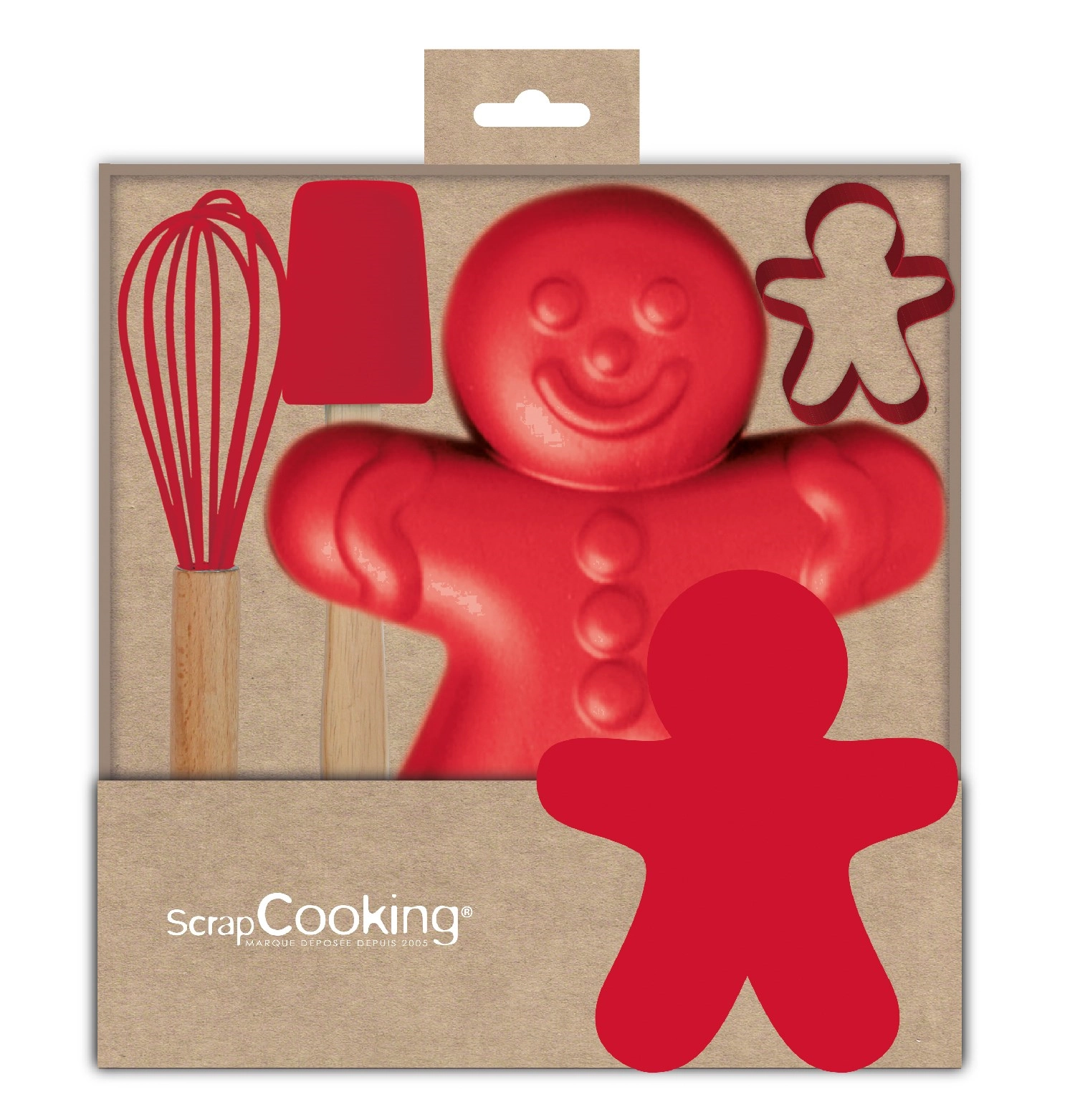 Bild von Scrap Cooking - 4-tlg. Kinder-Backset Gingerman