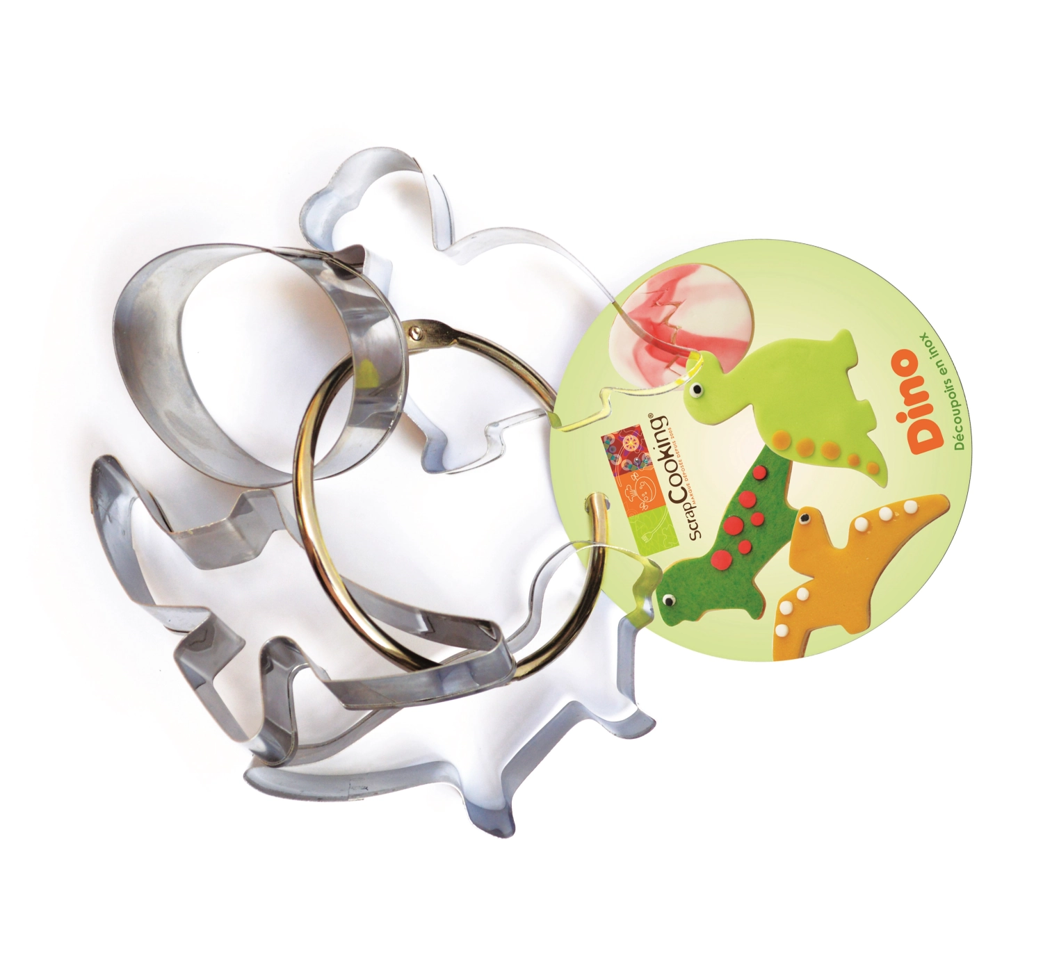 Bild von Scrap Cooking - 4-tlg. Set Ausstecher Dino