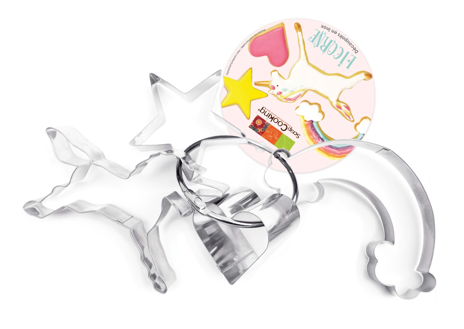 Bild von Scrap Cooking - 4-tlg. Set Ausstecher Einhorn 2