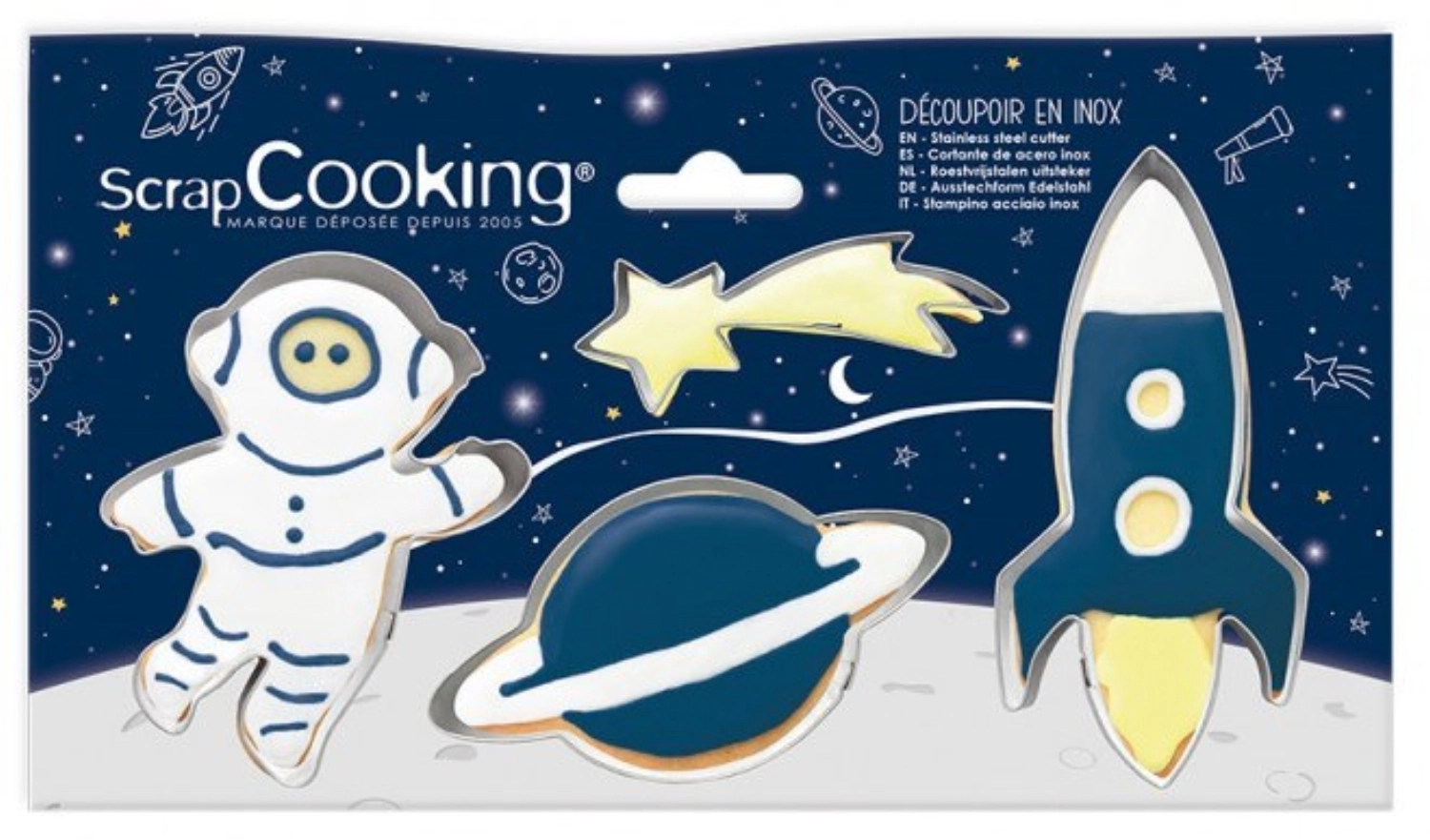 Bild von Scrap Cooking - 4-tlg. Set Ausstechformen Space