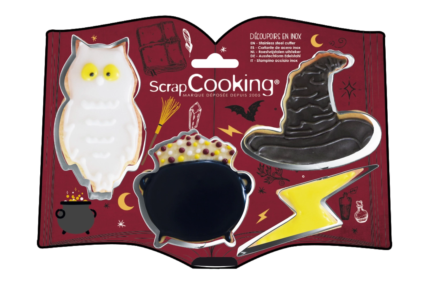 Bild von Scrap Cooking - 4-tlg. Set Ausstechformen Zauberei