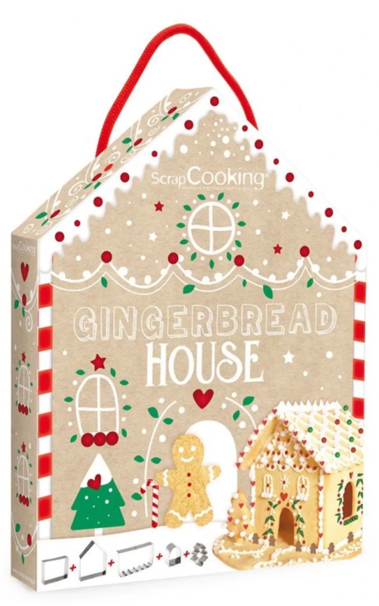 Bild von Scrap Cooking - 5-tlg. Set Ausstecher Lebkuchenhaus
