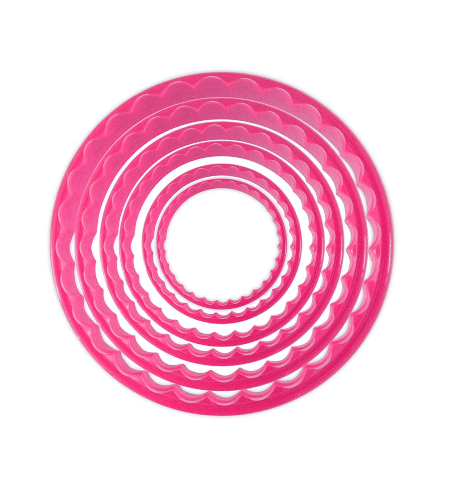 Bild von Scrap Cooking - 6 runde 2 in 1 Ausstecher glatt und gewellt