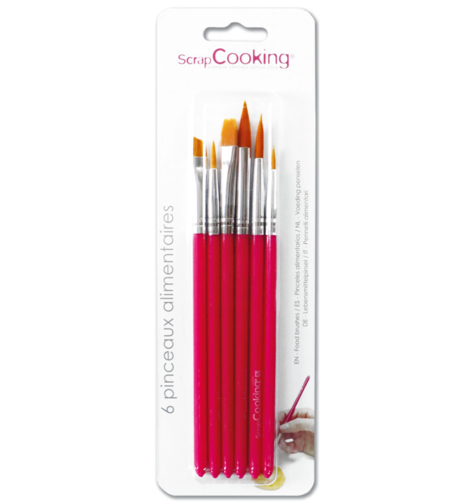 Bild von Scrap Cooking - 6-tlg. Set Pinsel