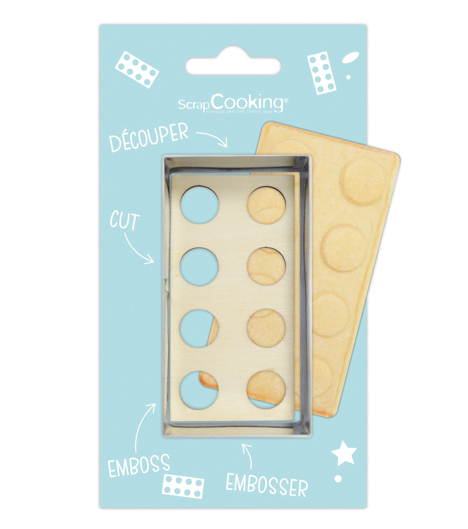 Bild von Scrap Cooking - Ausstechform u. Holzpräger Backstein