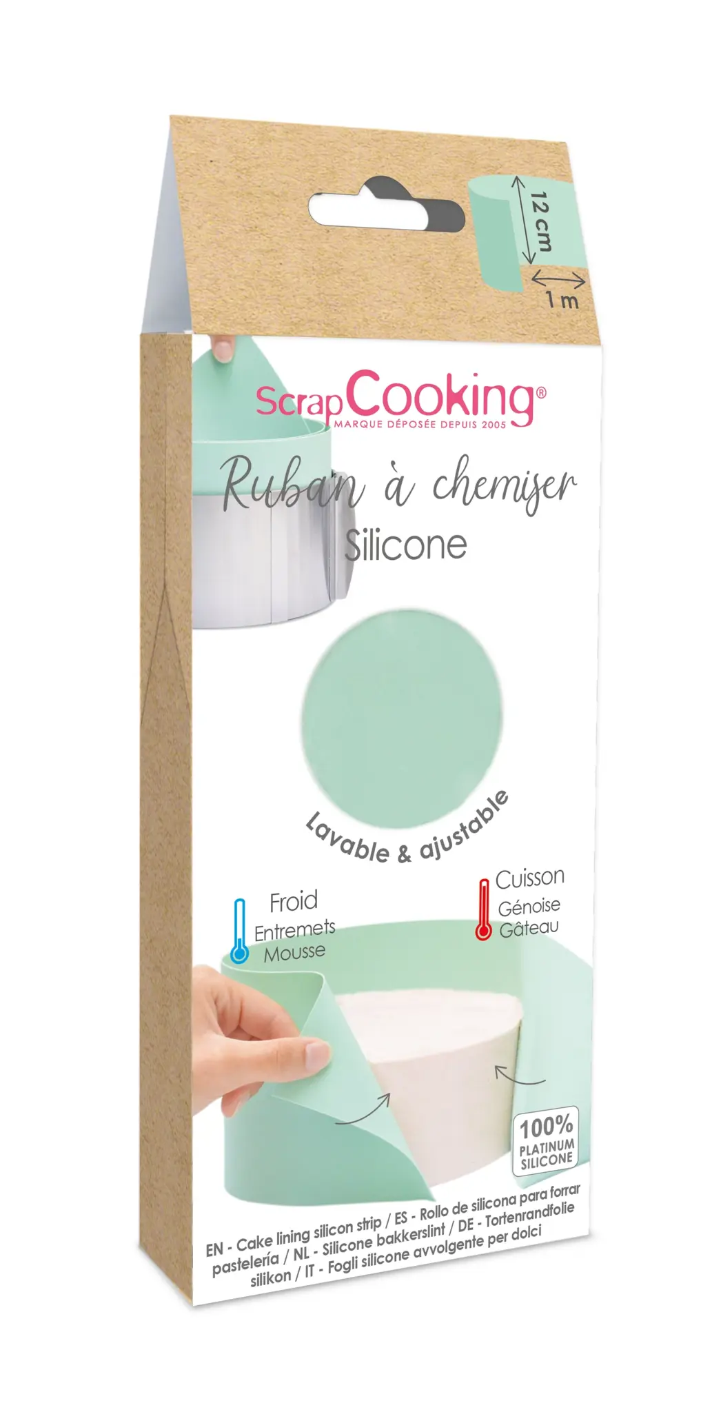 Bild von Scrap Cooking - Backband Silikon H 12 x 100 cm