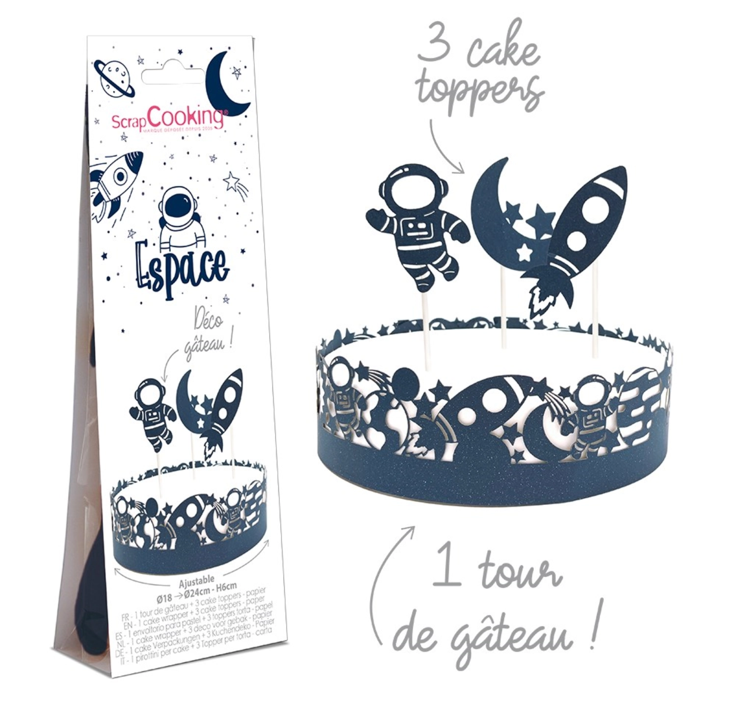 Bild von Scrap Cooking - Cake-Wrapper u. Topper Space