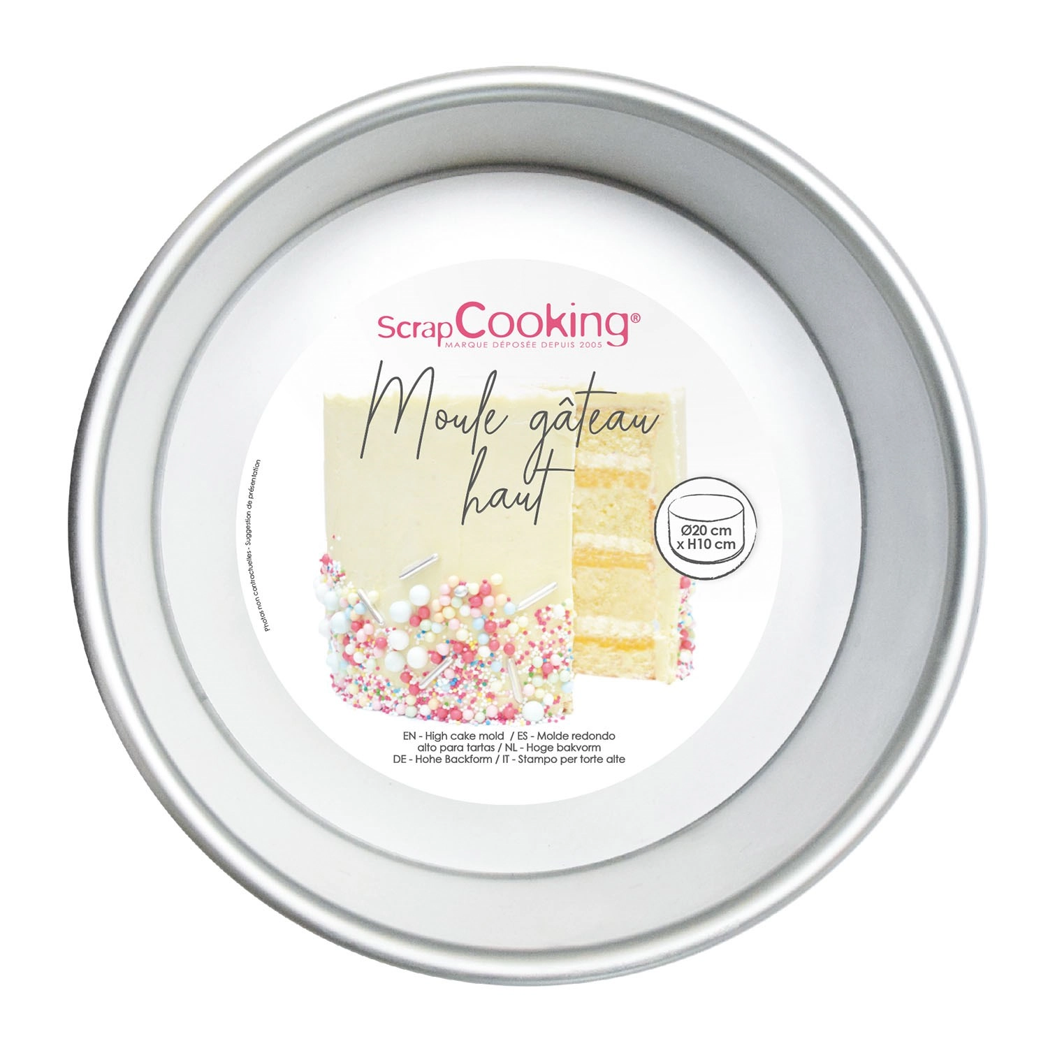 Bild von Scrap Cooking - Hohe Aluminiumbackform D 20 cm H 10 cm