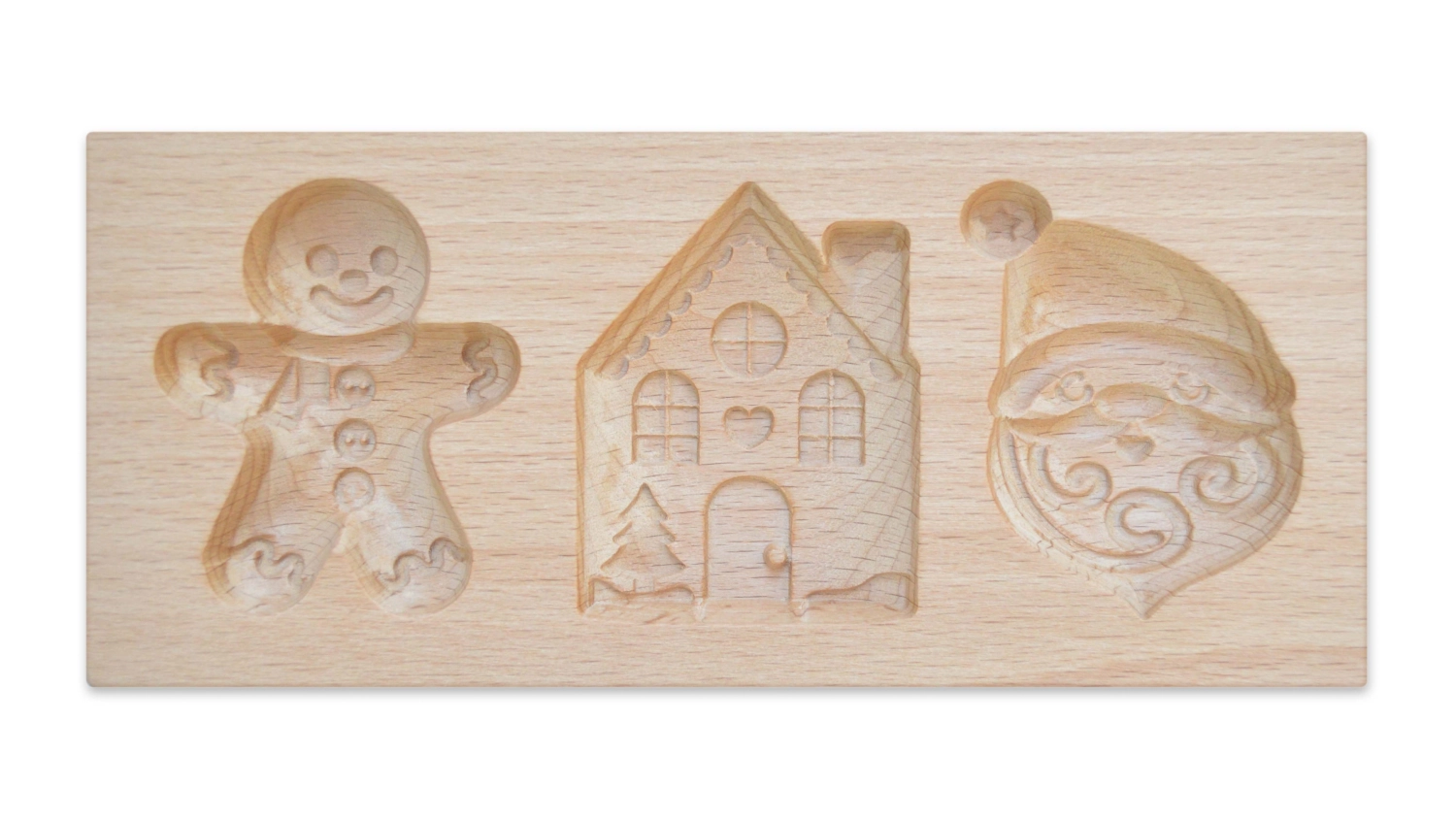 Bild von Scrap Cooking - Holzform für gefüllte Kekse Weihnachtsplätzchen 20 x 10 x 2 cm